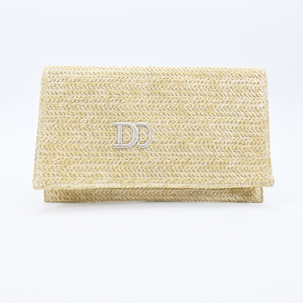 DI Raffia Clutch 