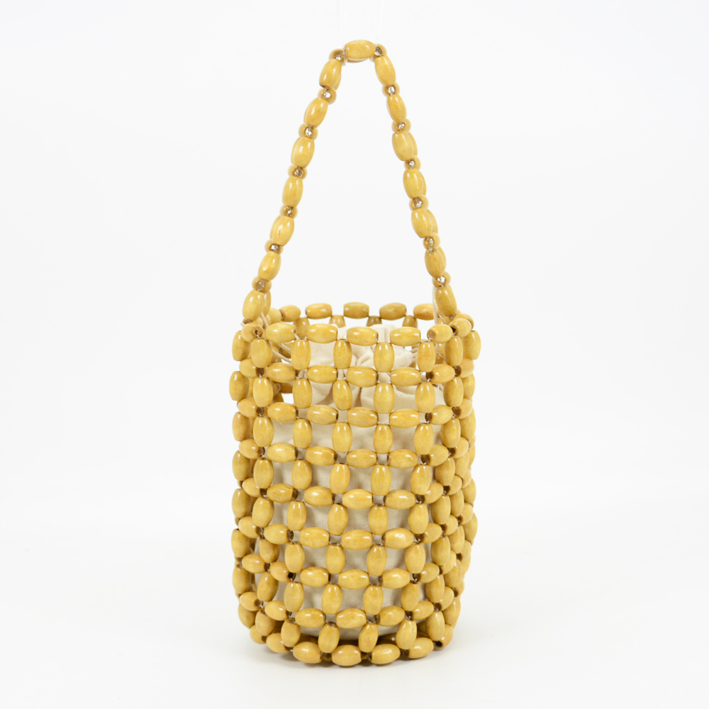 Wholesale Wooden Bead Bucket Handmade Bags