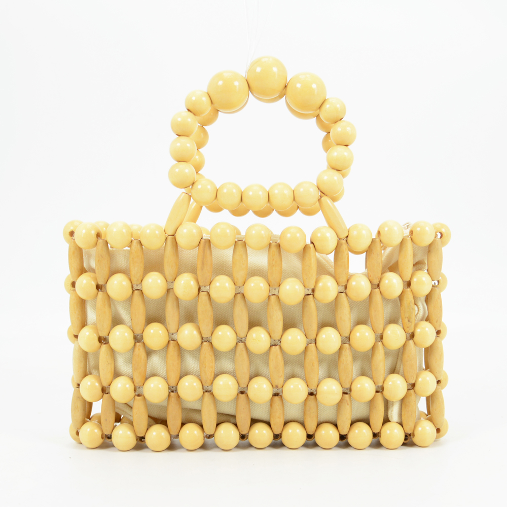 Natural Cora Top Handle Bag
