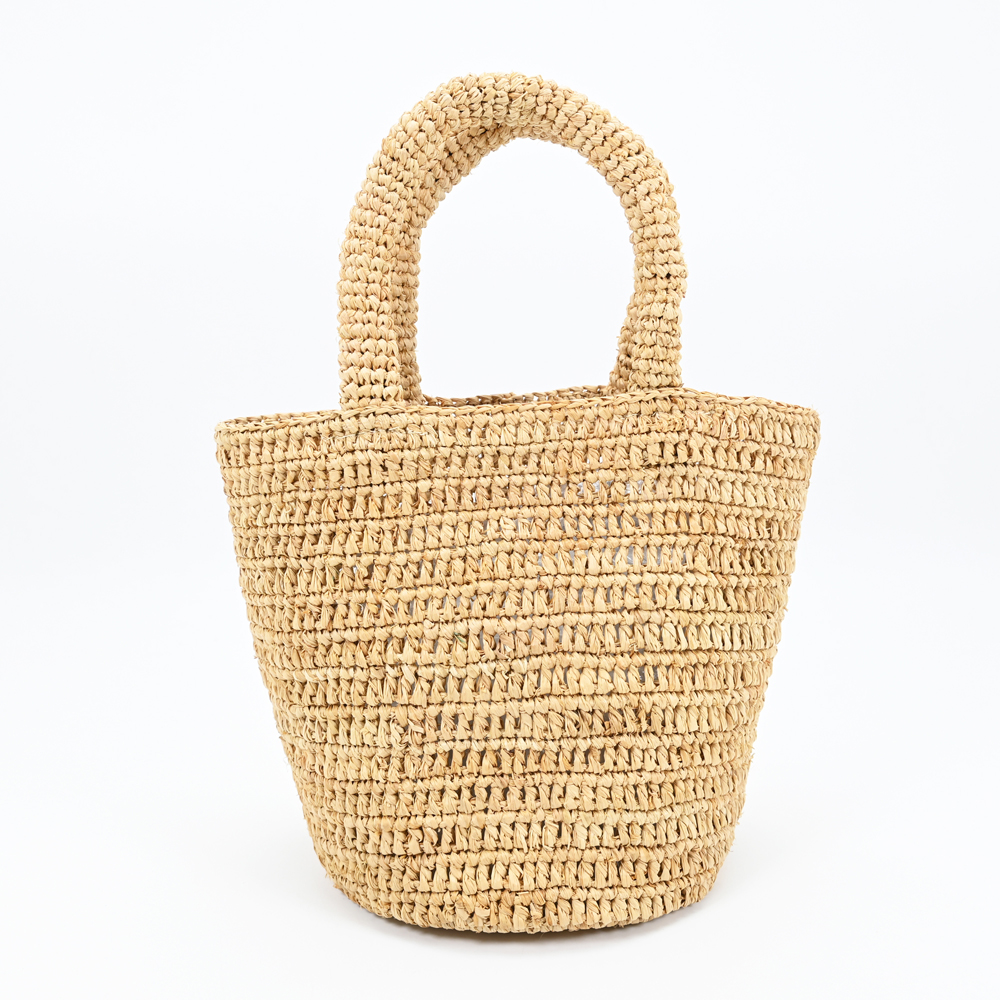 Small Raffia Tote Bag