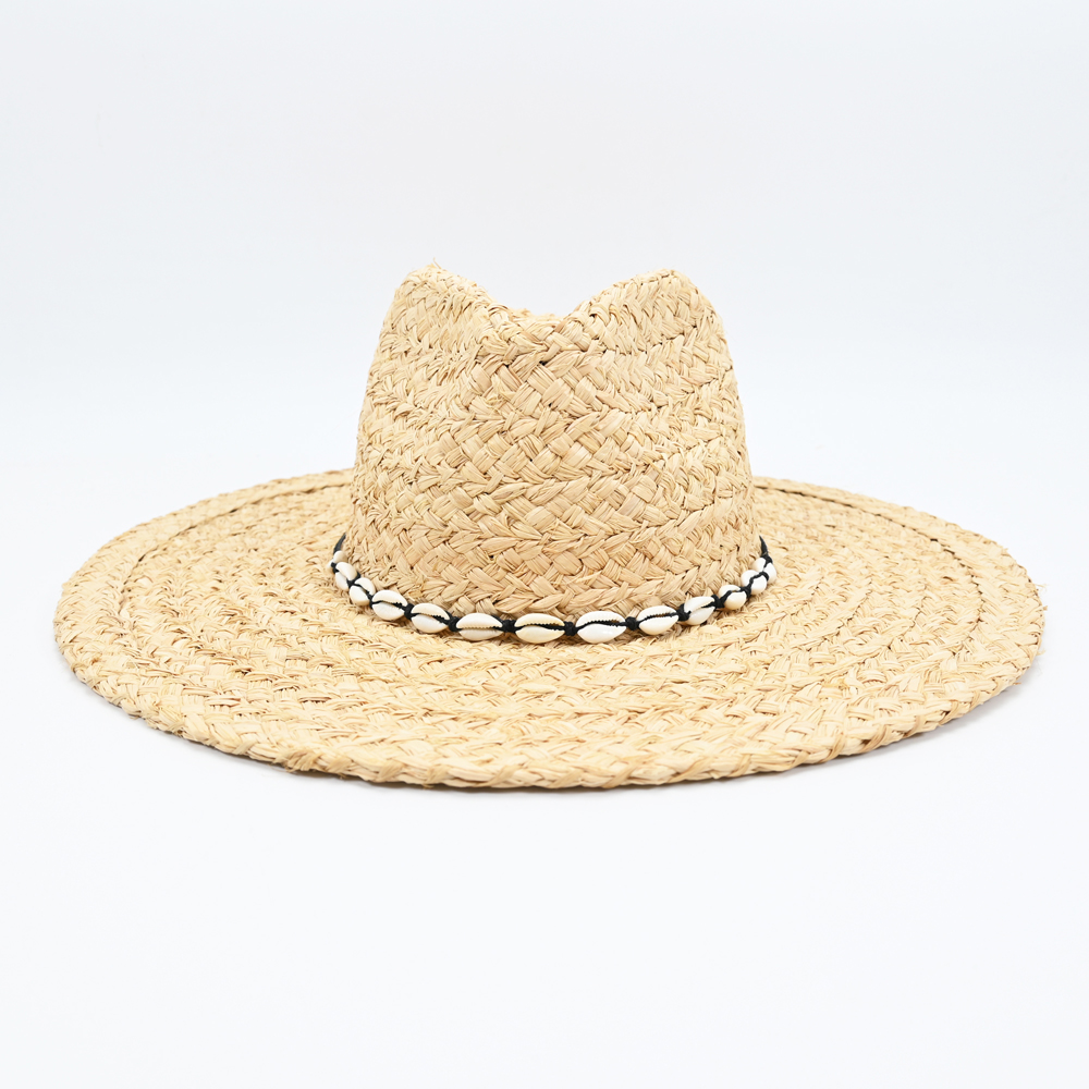 straw raffia braid summer sun hat