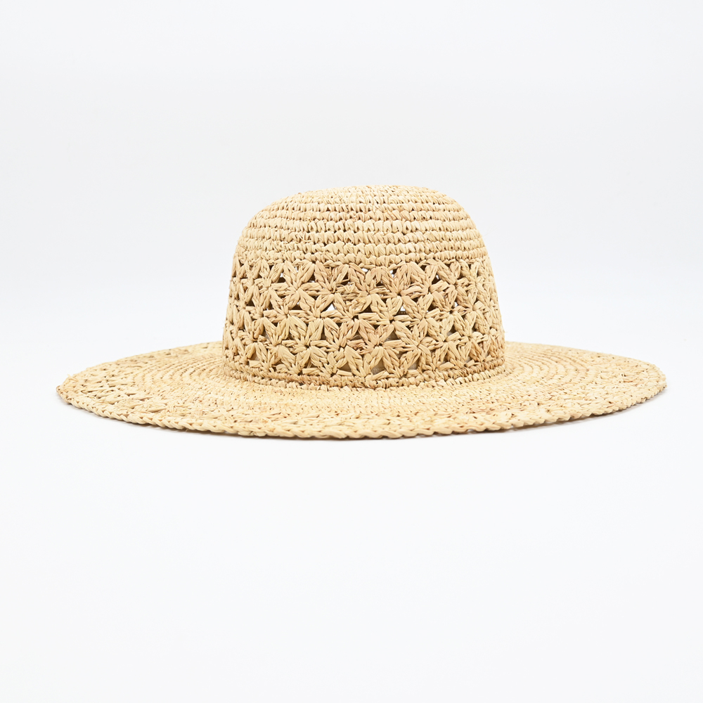 european style raffia straw women summer hat