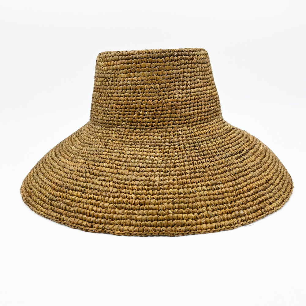 Wide Brim Straw Sun Hat  