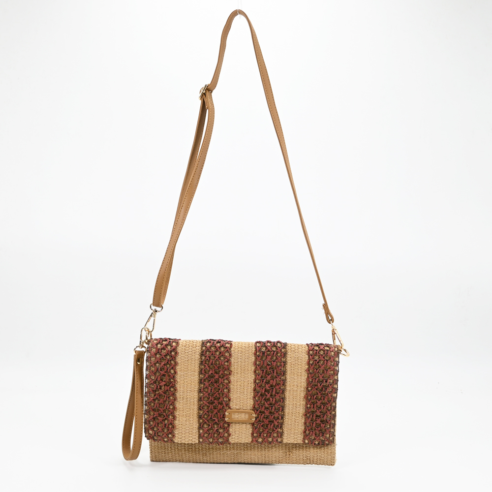 Paper Straw Cross Body 