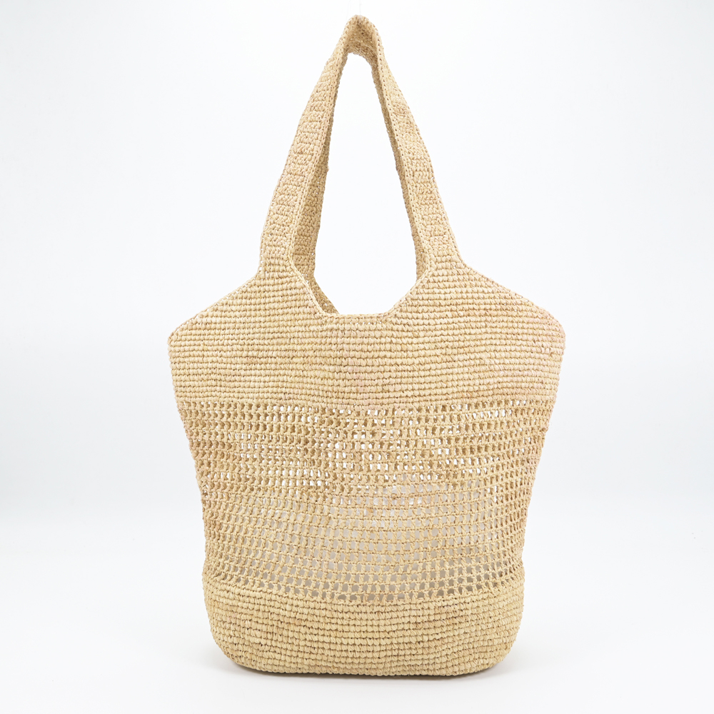 Hollow Out Design Care Raffia Large Tote